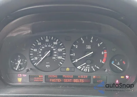 1998 BMW 740Il from USA, damaged, VIN WBAGJ8327WDM18660